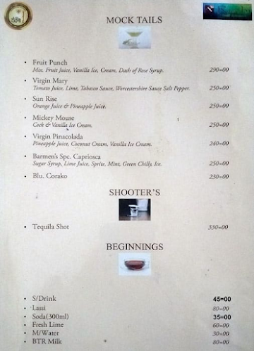 Ruchi Family Restaurant menu 