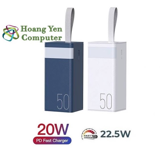 Sạc Dự Phòng Remax Rpp - 321 50000Mah (Sạc Nhanh Qc3.0 18W, 22.5W, Pd20W, Vooc 2.0) - Bh 1 Năm - Hoàng Yến Computer