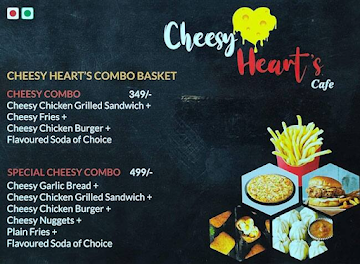 Cheesy Hearts Cafe menu 