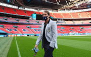 Italy coach Roberto Mancini at Wembley Stadium in London on June 25, 2021, ahead of the Euro 2020 last-16 match against Austria.