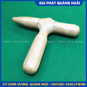 Dụng Cụ Mát Xa Day Ấn Huyệt Búa Chữ Thập Bằng Gỗ Bách Xanh Massage Hình Dấu Cộng Mh852