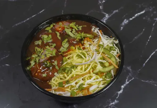 Veg Hakka Noodle With Manchurian Sauce_Lunch