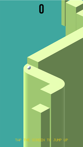 Screenshot Tap for Fun: Zigzag Jump