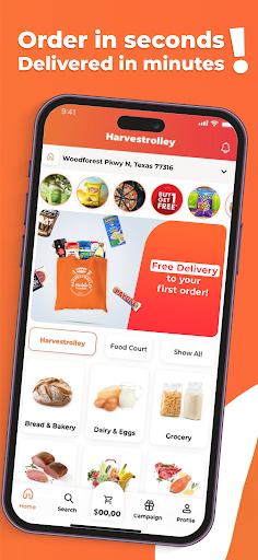 Screenshot Harvestrolley-Grocery Delivery