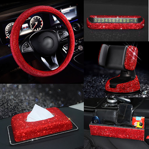 Title 9, Womens Red Rhinestone Car Interior Accessories...