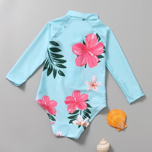Title 6, Childrens one-piece swimsuit with sunscreen, s...