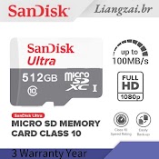 Thẻ Nhớ Micro Sd 64Gb 128Gb 256Gb 512Gb 100Mb/S Chất Lượng Cao