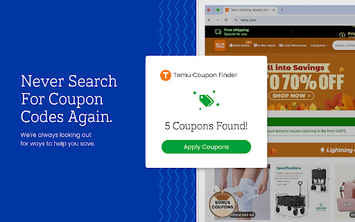 Temu Coupons - Find the best coupons for Temu