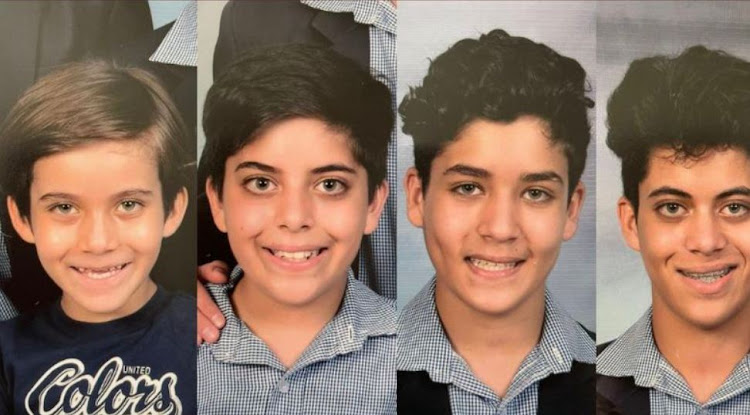 The Moti brothers, from left, Zidan, 6, Zayyad, 11, Alaan, 13, and Zia, 15.