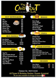 The Chillout Cafe menu 2