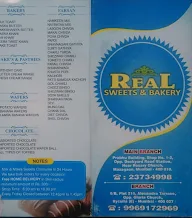 Real Sweets & Bakery menu 6