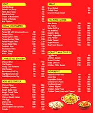 Indian Mess Restaurant menu 1