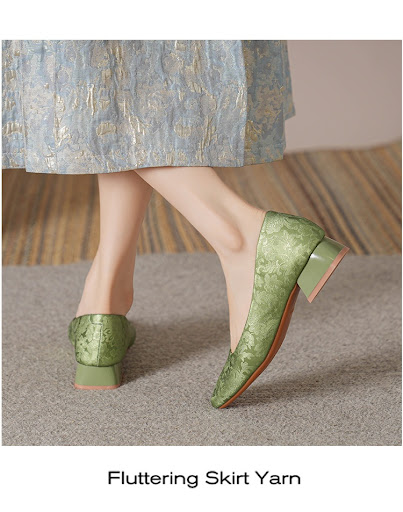 Title 5, Retro Commuter Soft Leather Square Head Mid-hig...
