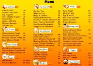 Hunger Bites menu 1