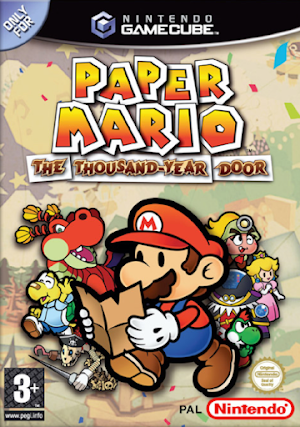 Paper Mario: The Thousand-Year Door - Nintendo Gamecube - PAL/EUR/SWD (SE/DK Manual) - Complete (CIB)