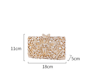 Title 1, Cutout Rhinestone Girl Diamond Evening Bag, a s...