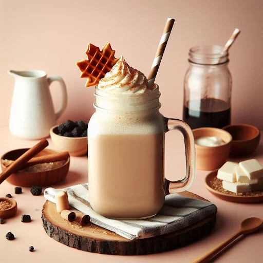 Hot Maple Milkshake [450 Ml, 1 Mason Jar]