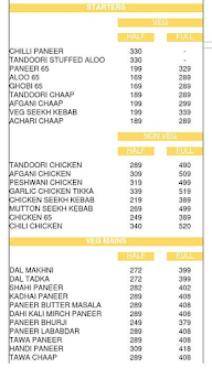 Saffron - Truly Indian menu 5