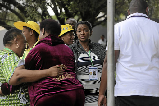 ANC Women's League (ANCWL) president Bathabile Dlamini at the ANC National Elective Conference at Nasrec in Johannesburg.