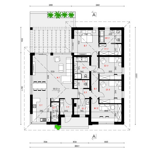 Sej-Pro 049/1 Energo - Rzut parteru