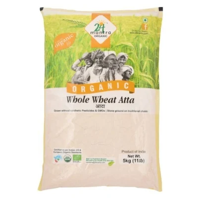 Letter 24 Mantra Wholewheat Atta 5 Kg