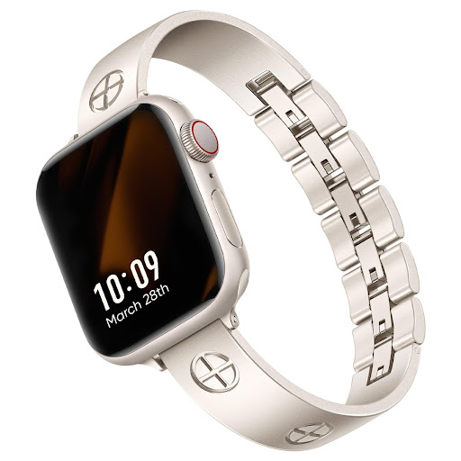 Title 1, Cross Bracelet Stainless Steel Metal Strap