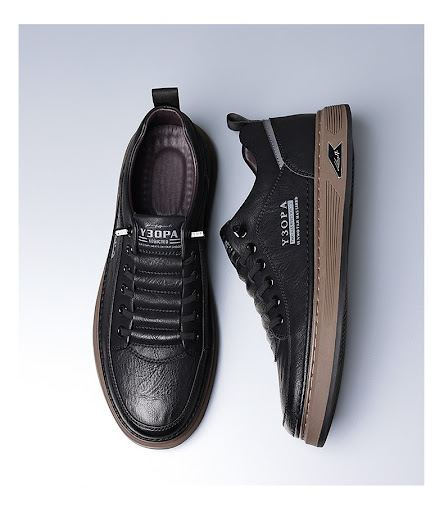 Title 1, Autumn Retro Soft Breathable Leather Flat Shoes...