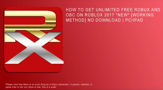 Download Free Robux Generator 2017 Guide For Getting Free - how to get unlimited robux 2017