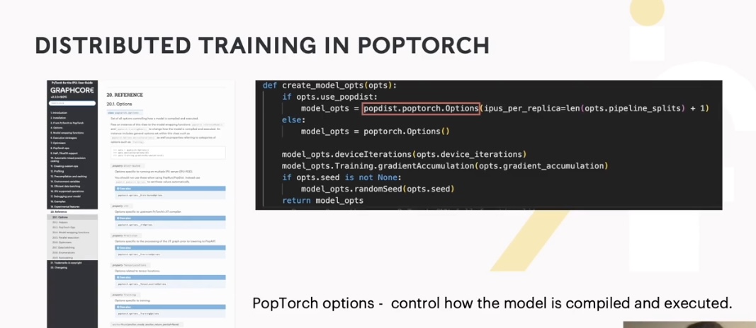 Distributed training in PopTorch