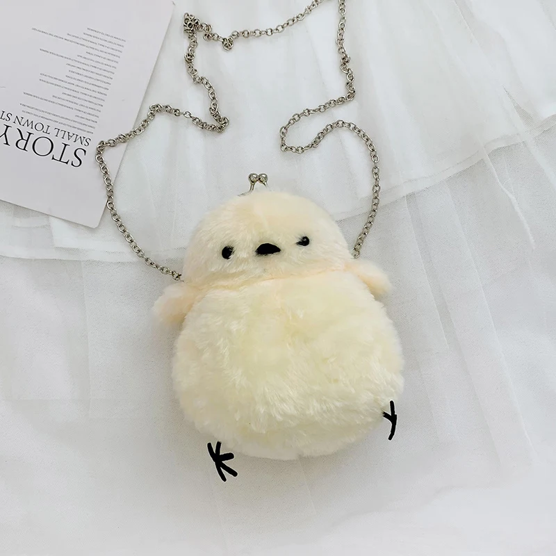 Schattige dieren pluche tassen voor dames, schattig en zacht, perfect voor een speelse stijl en om je dagelijkse benodigdheden met vreugde te dragen.
