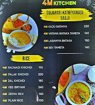 4M Kitchen menu 4