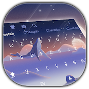 BLue Whale Keyboard Theme  Icon