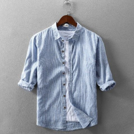Title 5, Summer Mens Casual Linen Shirt with Lapel and ...