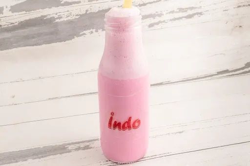 Rose Milkshake With Ice Cream