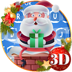 Cover Image of ダウンロード Cute Santa Christmas Keyboard Theme 10001009 APK