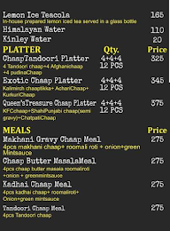 Soya Chaap Queen menu 4