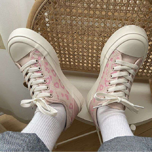 Title 2, Womens Fashion Platform Low-Top Canvas Shoes. ...