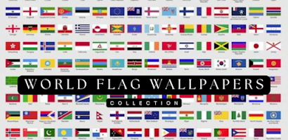 world flags with names wallpaper