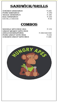 Hungry Apes menu 2