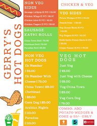 Gerry's Hot Dogs menu 8
