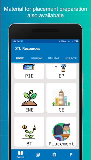 Screenshot DTU Resources,Notes,Paper,Book