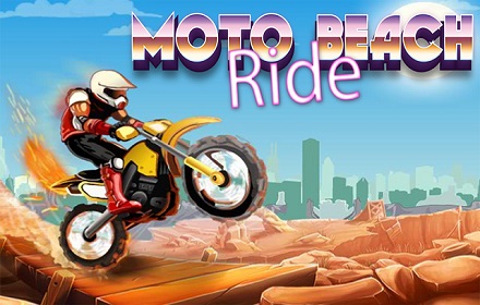 Moto Beach Ride unblocked game small promo image