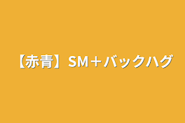 【赤青】SM＋バックハグ