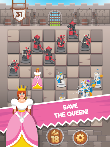 Knight Saves Queen