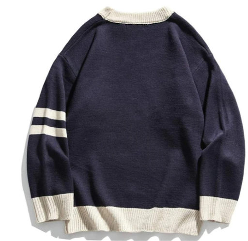 Title 5, Hong Kong Style Male Couple Sweater, BF Cartoon...