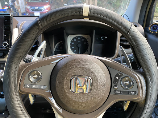 N Wgn Jh3のパドルシフトカバー取付 コロナが早く終息しますようにに関するカスタム メンテナンスの投稿画像 車のカスタム情報はcartune