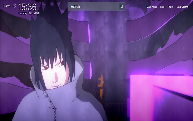 Sasuke Wallpapers New Tab