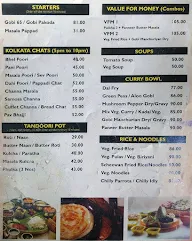 Hot Chips menu 1