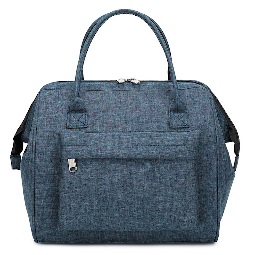 Title 3, Thermal Bento Lunch Bag Zipper Oxford Cloth Lar...