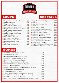 Big Bowl (Big Bowl Company) menu 1